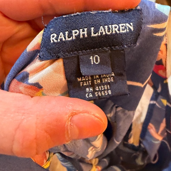 Ralph Lauren Novelty 1950s Style Seaside Print Cotton blouse - Picture 3 of 3